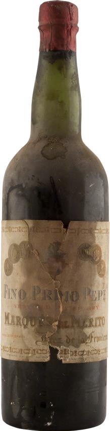 Sherry 1925 Marques de Mérito, Very Old Dry Sherry (2872)