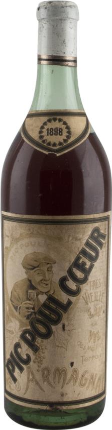 Armagnac 1898 Pic Poul Coeur (2934)