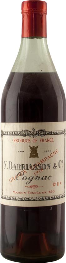 Cognac 1918 N. Barriasson & Co Grande Champagne (3402)