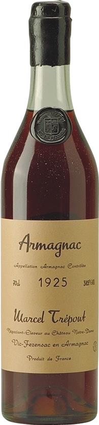 Armagnac 1925 Marcel Trépout 70cl (3466)