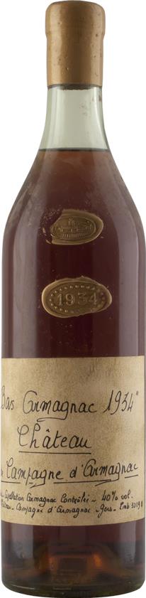 Armagnac 1934 Château de Campagne (3574)