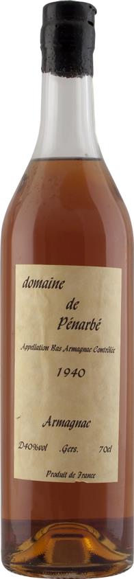 Armagnac 1940 Domaine de Pénarbé (3584)