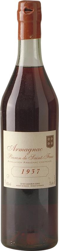 Armagnac 1937 Baron de Saint-Feux (3669)