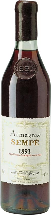 Armagnac 1893 Sempé (3742)