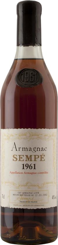 Armagnac 1961 Sempé (3745)