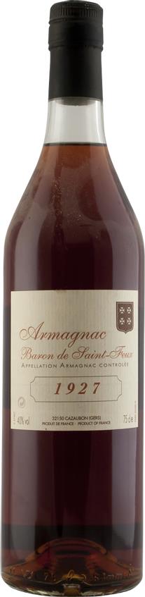 Armagnac 1927 Baron de Saint-Feux (3777)