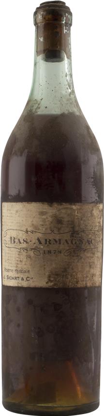 Armagnac 1878 Sicart & Cie J. (20176)