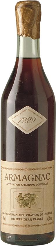 Armagnac 1929 Château de Laubade (3849)