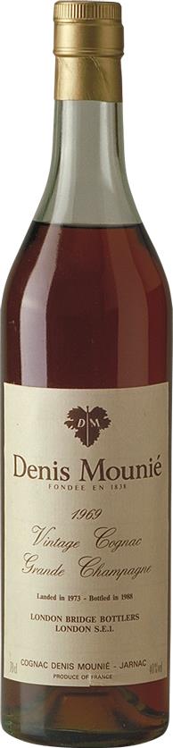 Cognac 1969 Denis-Mounié Grande Champagne (3879)