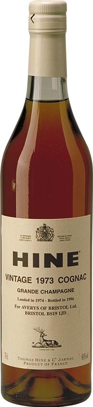 Cognac 1973 Hine Grand Champagne Averys (3889)