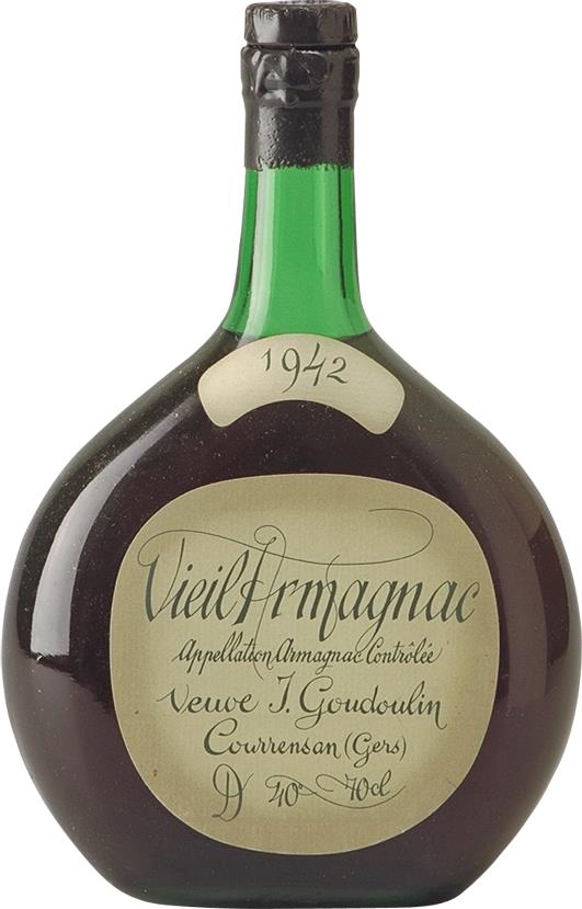 Armagnac 1942 Goudoulin Veuve J. (4081)