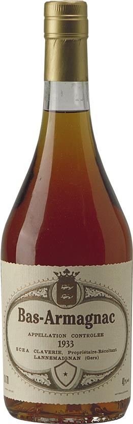 Armagnac 1933 Claverie (4282)