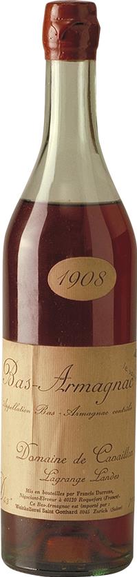 Armagnac 1908 Domaine de Cavaillon (4543)