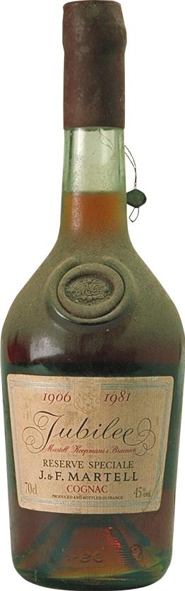Cognac Martell - Koopmans & Bruinier - Jubilee 1906-1981 Réserve Spécial
