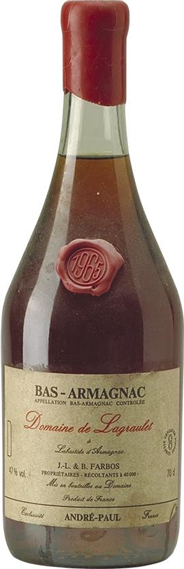 Armagnac 1965 Domaine de Lagraulet (4613)