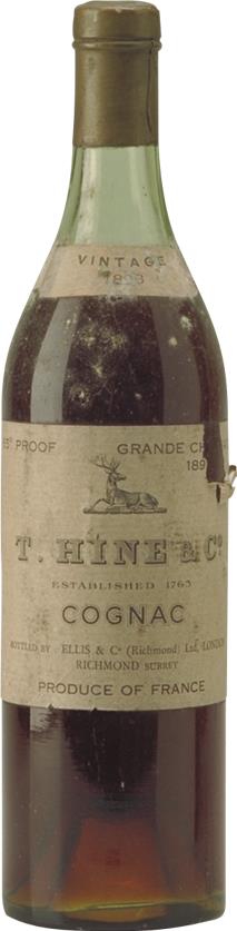 Cognac 1896 Hine Grand Champagne Jarnac aged (4720)