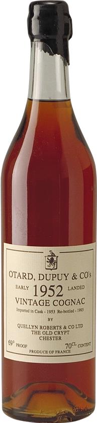 Cognac 1952 Otard Dupuy & Co (4755)