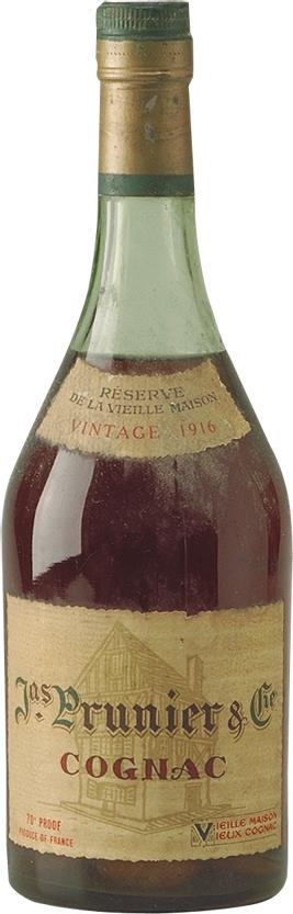 Cognac 1916 Prunier & Co J. (4800)