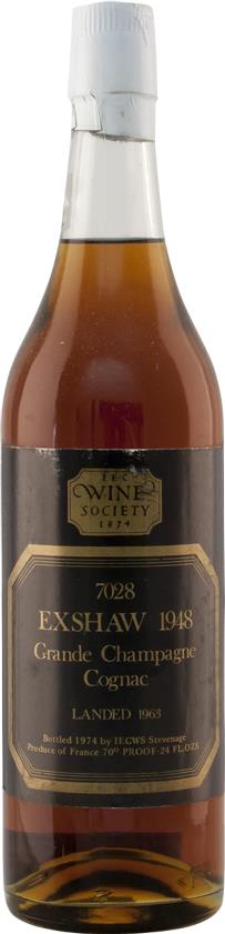 Cognac 1948 John Exshaw Grande Champagne (4855)