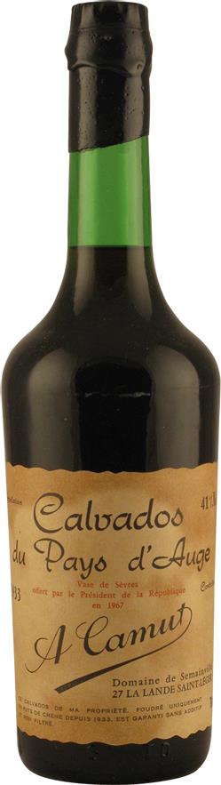 Calvados 1933 Camut, AOC - Pays d'Auge (20173)