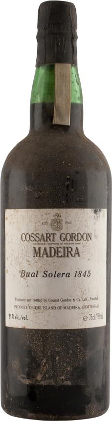 Madeira 1845 Cossart Gordon & Co Centerary Bual Solera (6044)