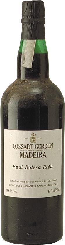 Madeira 1845 Cossart Gordon & Co Centerary Bual Solera (6045)