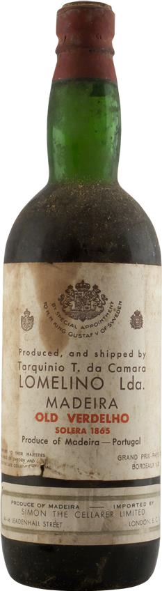 Madeira 1865 Lomelino Solera Verdelho (6344)