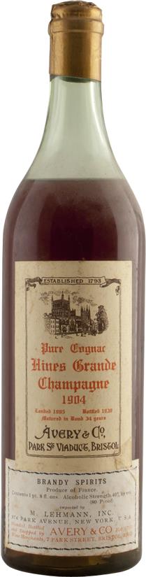 Cognac 1904 Hine & Co T. (6569)