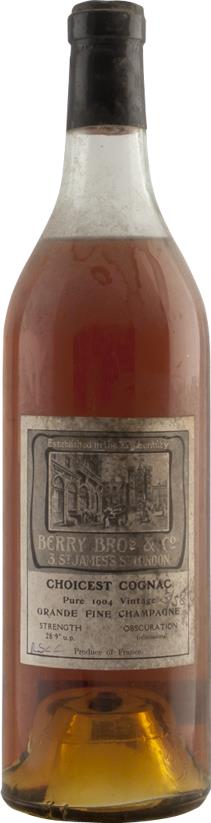 Cognac 1904 Berry Brothers & Rudd Fine Champagne (7075)
