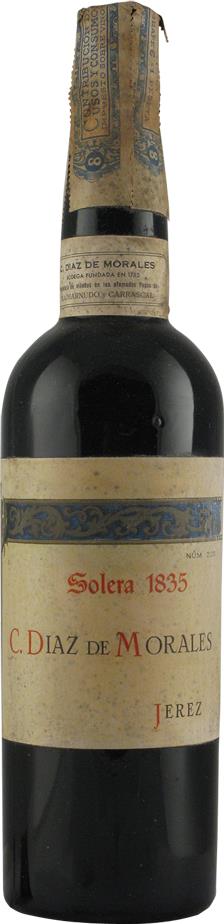 Sherry 1835 Diaz de Morales C., Solera (7206)