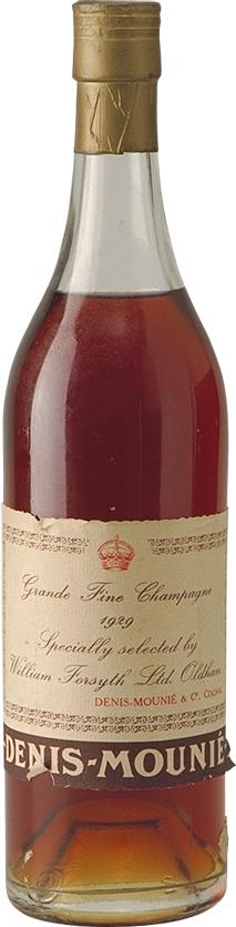 Cognac 1929 Denis-Mounié Grand Champagne William Forsyth (7308)