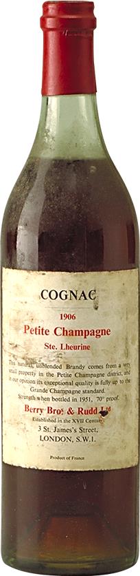 Cognac 1906 Berry Brothers Sainte Lheurine (7579)