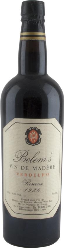 Madeira 1934 Belem's, Verdelho (7697)