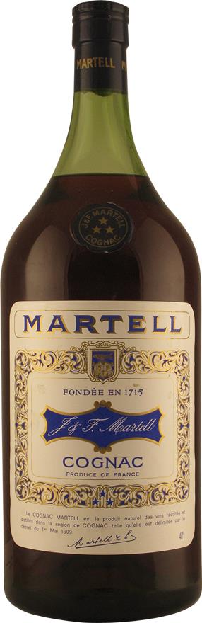 Cognac Martell Three Stars, Pot 2.5L 1970s (7707)