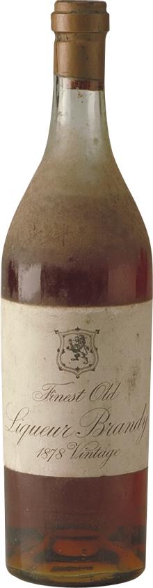 Cognac 1878 Finest Old Liqueur Brandy (1858)