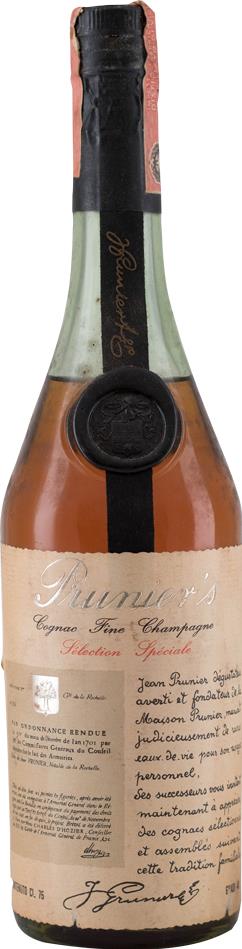 Cognac 1970s Prunier Fine Champagne Selection Speciale (10056)