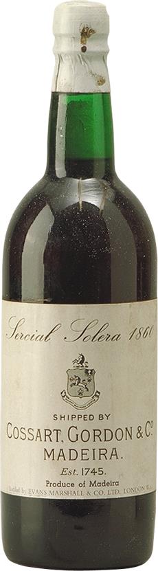 Madeira 1860 Cossart Gordon & Co (2118)