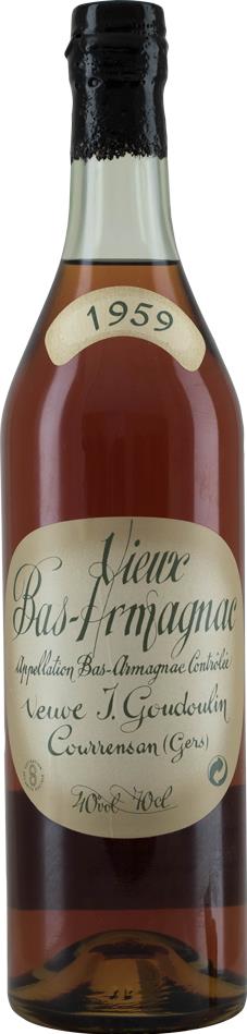 Armagnac 1959 Goudoulin Veuve (10309)