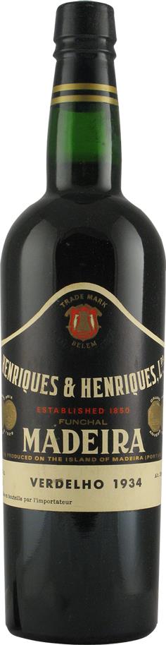 Madeira 1934 Henriques & Henriques, Verdelho (2153)