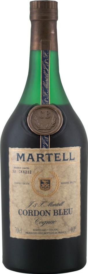 Cognac Martell Cordon Bleu, Réserve Limitée 1970s (10438)