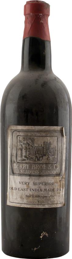 Madeira 1860 Berry Brothers & Rudd, Very Old East India Madeira (2189)