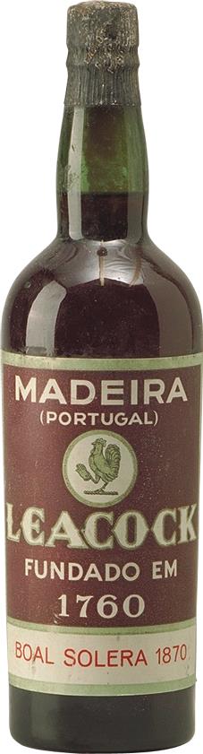 Madeira 1870 Leacock's Bual Solera (2224)