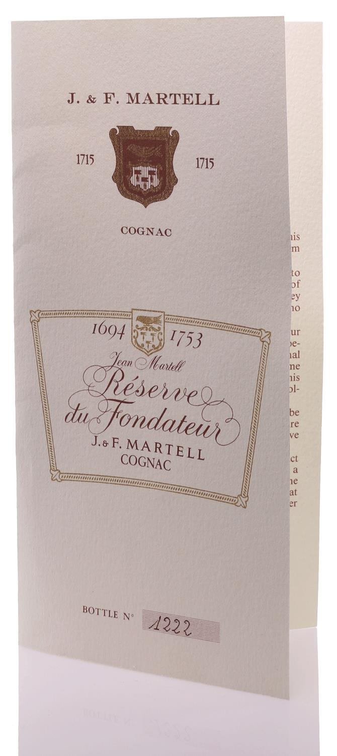 Martell Reserve Du Fondateur Cognac (1694-1753) Bot.1982
